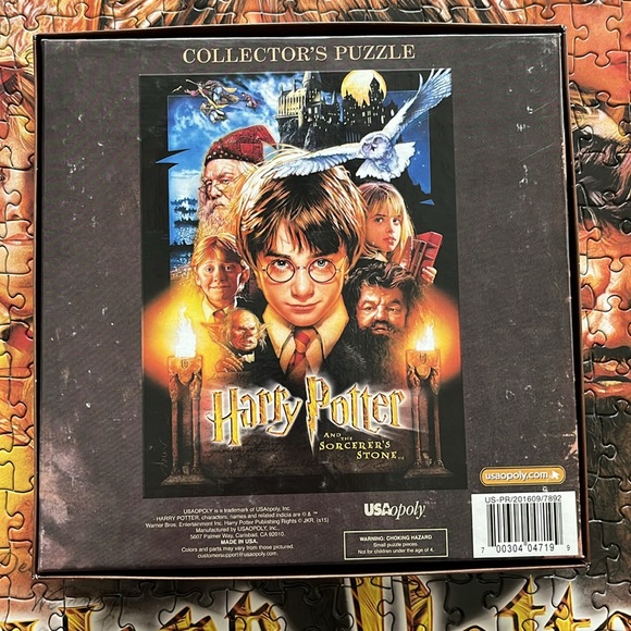 EUC Harry Potter and the Sorcerer's Stone Collector's 550 Pieces Puzzle,USAopoly - Picture 6 of 6